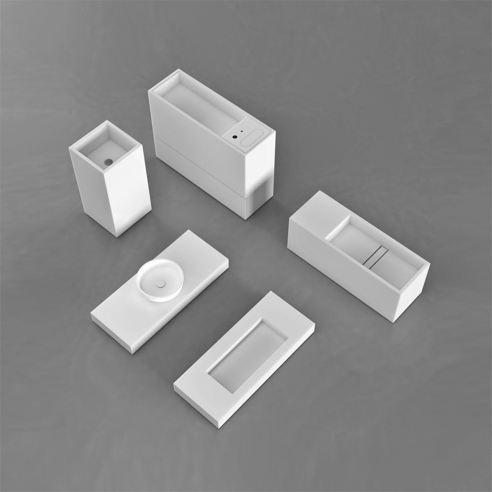 Makro washbasin, overview of the versions