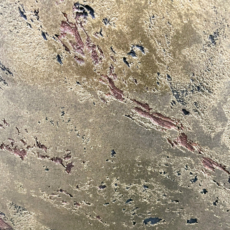 Naturale Pulver patiniert und lasiert