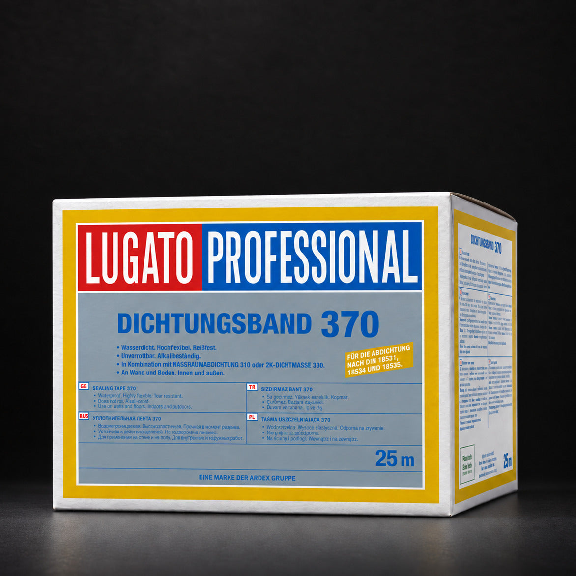 Lugato Dichtungsband 370, Rolle in Herstellerverpackung