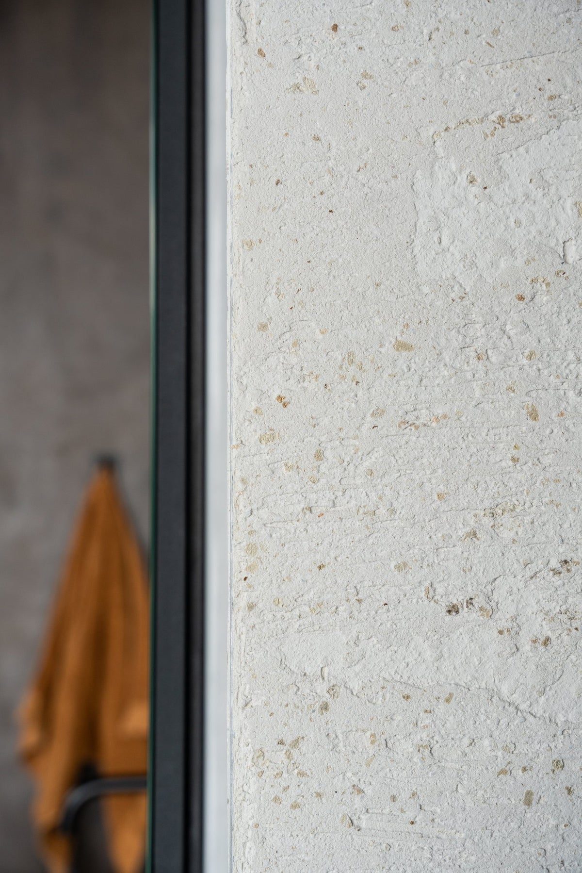 Naturale lime plaster with additives, private house