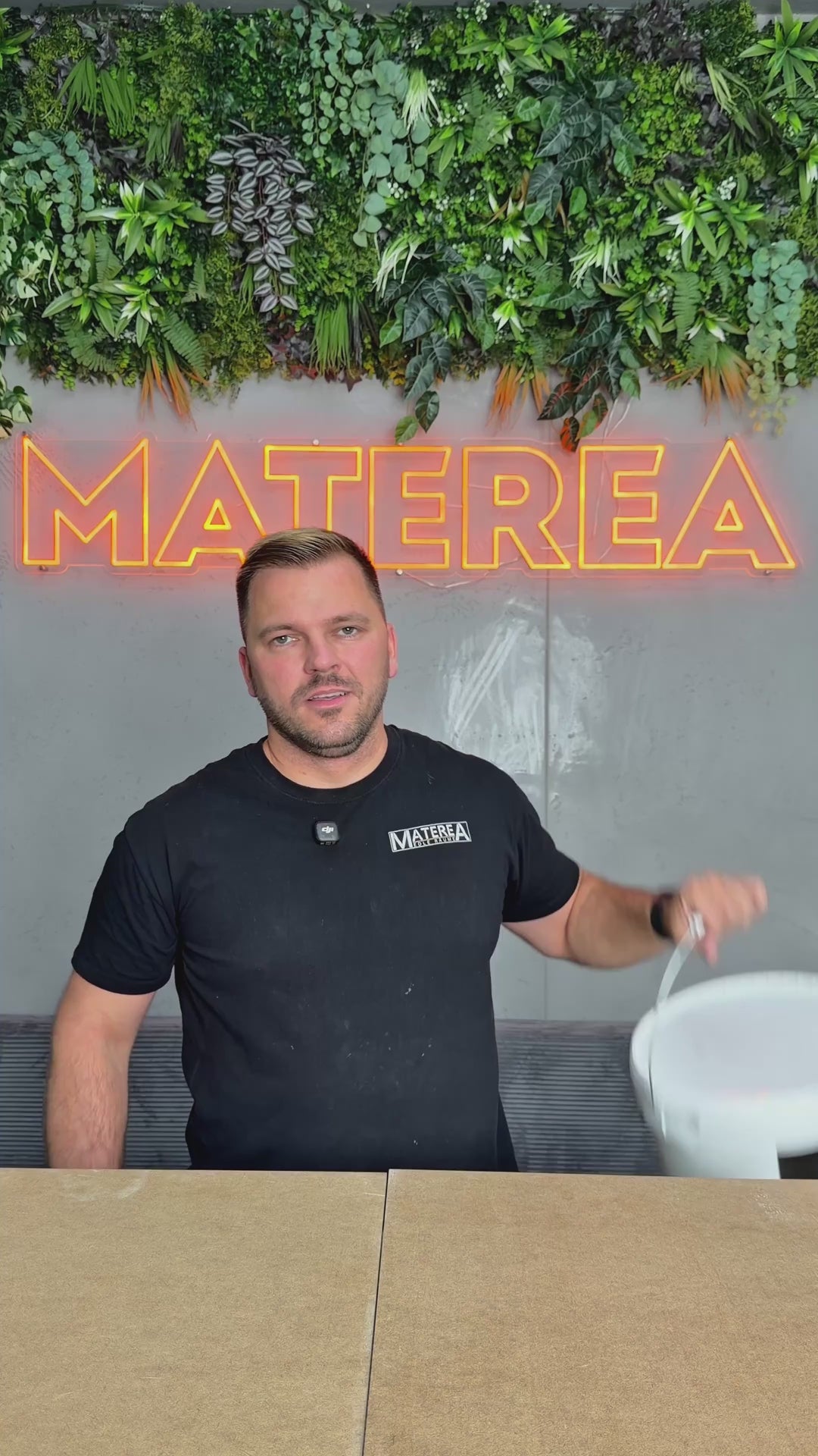 Materea Basic, substrate preparation, 31 seconds