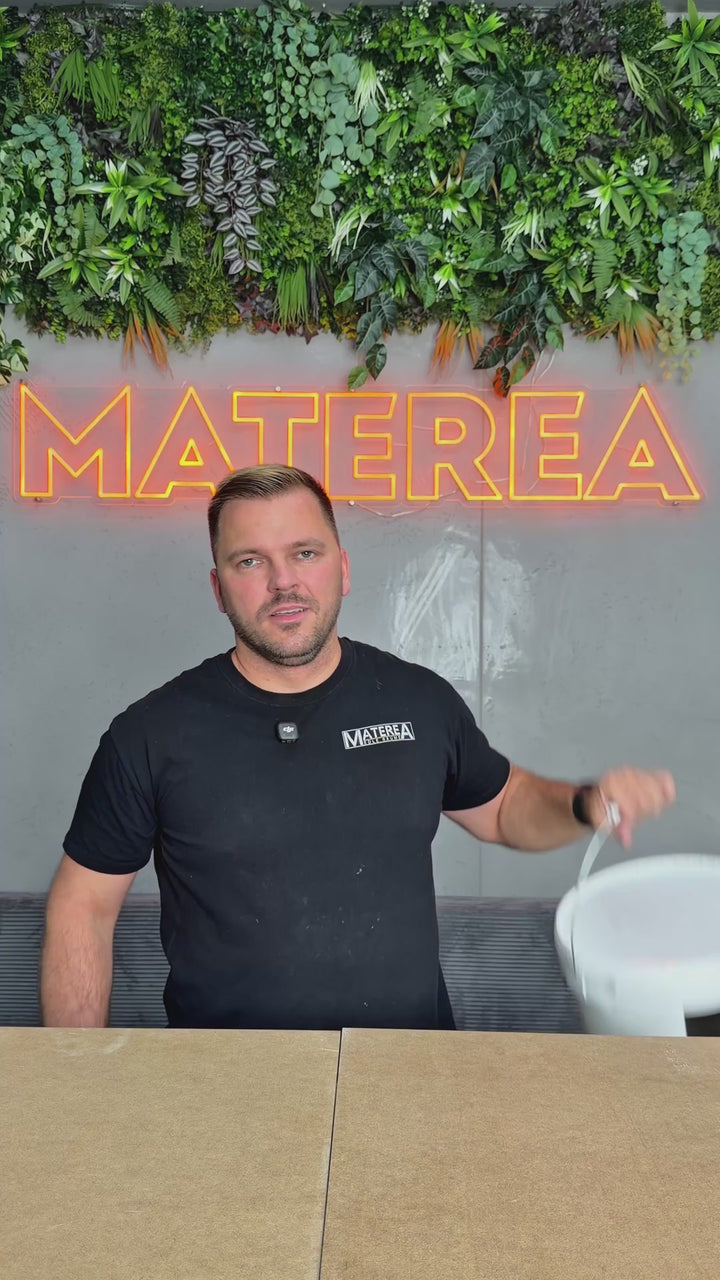 Materea Basic, substrate preparation, 31 seconds